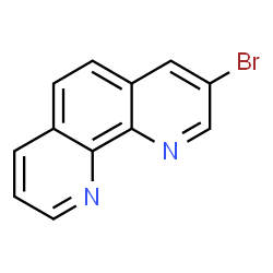 ChemSpider 2D Image | 2-Bromo-1,10-phenanthroline | C12H7BrN2