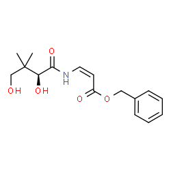 ChemSpider 2D Image | Benzyl (2Z)-3-{[(2S)-2,4-dihydroxy-3,3-dimethylbutanoyl]amino}acrylate | C16H21NO5