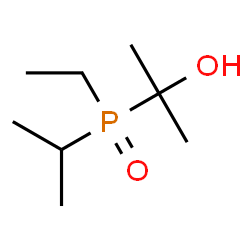 ChemSpider 2D Image | 2-[Ethyl(isopropyl)phosphoryl]-2-propanol | C8H19O2P