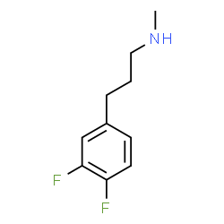 ChemSpider 2D Image | 3,4-Difluoro-N-methylbenzenepropanamine | C10H13F2N