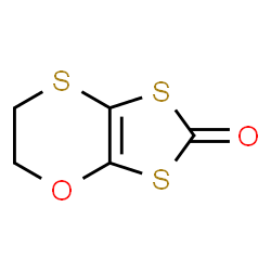 ChemSpider 2D Image | 5,6-Dihydro[1,3]dithiolo[4,5-b][1,4]oxathiin-2-one | C5H4O2S3