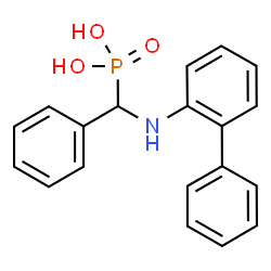 ChemSpider 2D Image | [(2-Biphenylylamino)(phenyl)methyl]phosphonic acid | C19H18NO3P
