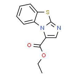 ChemSpider 2D Image | Ethyl imidazo[2,1-b][1,3]benzothiazole-3-carboxylate | C12H10N2O2S