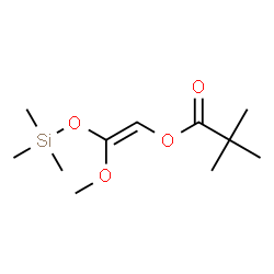 ChemSpider 2D Image | (E)-2-Methoxy-2-[(trimethylsilyl)oxy]vinyl pivalate | C11H22O4Si