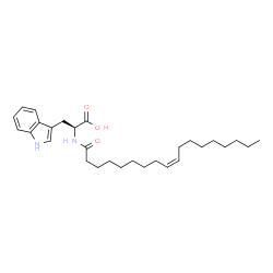 ChemSpider 2D Image | N-[(9Z)-9-Octadecenoyl]-L-tryptophan | C29H44N2O3