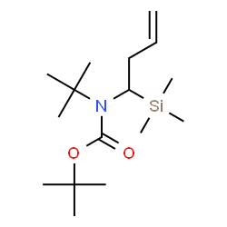 ChemSpider 2D Image | 2-Methyl-2-propanyl (2-methyl-2-propanyl)[1-(trimethylsilyl)-3-buten-1-yl]carbamate | C16H33NO2Si