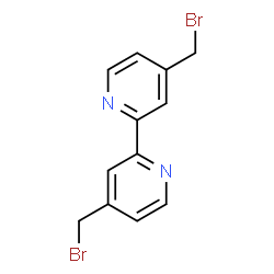 ChemSpider 2D Image | 4,4'-Bis(bromomethyl)-2,2'-bipyridine | C12H10Br2N2