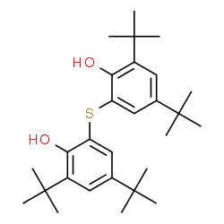ChemSpider 2D Image | 2,2′-thiobis(4,6-di-tert-butylphenol) | C28H42O2S
