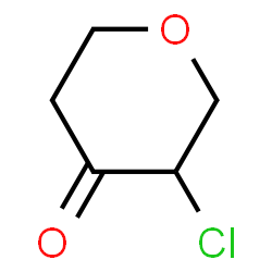 ChemSpider 2D Image | 3-chlorooxan-4-one | C5H7ClO2
