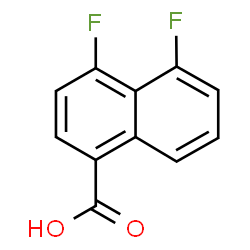 ChemSpider 2D Image | 4,5-Difluoro-1-naphthoic acid | C11H6F2O2