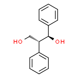 ChemSpider 2D Image | (1S,2R)-1,2-Diphenyl-1,3-propanediol | C15H16O2