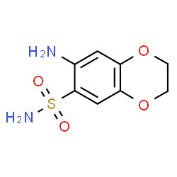 ChemSpider 2D Image | 7-Amino-2,3-dihydro-1,4-benzodioxine-6-sulfonamide | C8H10N2O4S
