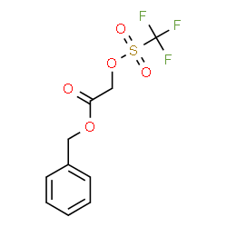 ChemSpider 2D Image | Benzyl {[(trifluoromethyl)sulfonyl]oxy}acetate | C10H9F3O5S