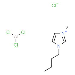 ChemSpider 2D Image | 1-Butyl-3-methyl-1H-imidazol-3-ium chloride - trichloroaluminium (1:1:1) | C8H15AlCl4N2