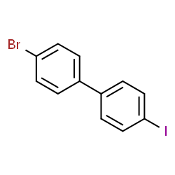 ChemSpider 2D Image | 4-Bromo-4'-iodobiphenyl | C12H8BrI