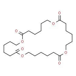 ChemSpider 2D Image | 1,8,15,22-Tetraoxacyclooctacosane-2,9,16,23-tetrone | C24H40O8