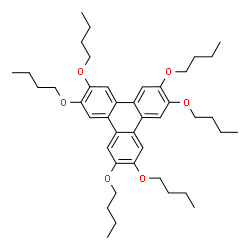 ChemSpider 2D Image | 2,3,6,7,10,11-Hexabutoxytriphenylene | C42H60O6
