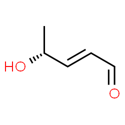ChemSpider 2D Image | (2E,4R)-4-Hydroxy-2-pentenal | C5H8O2