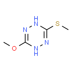 ChemSpider 2D Image | 3-Methoxy-6-(methylsulfanyl)-1,4-dihydro-1,2,4,5-tetrazine | C4H8N4OS