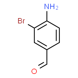 ChemSpider 2D Image | 4-Amino-3-bromobenzaldehyde | C7H6BrNO