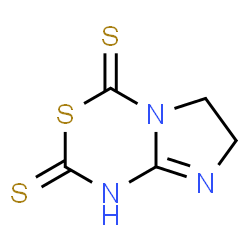 ChemSpider 2D Image | 6,7-Dihydroimidazo[1,2-c][1,3,5]thiadiazine-2,4(1H)-dithione | C5H5N3S3