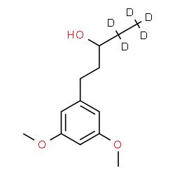 ChemSpider 2D Image | 1-(3,5-Dimethoxyphenyl)-3-(4,4,5,5,5-~2~H_5_)pentanol | C13H15D5O3