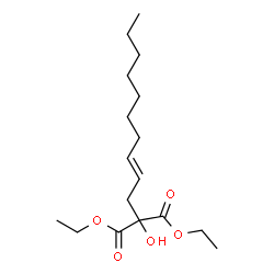 ChemSpider 2D Image | Diethyl (2E)-2-decen-1-yl(hydroxy)malonate | C17H30O5
