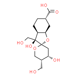 ChemSpider 2D Image | phyllaemblic acid C | C15H24O8