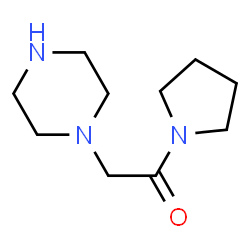 ChemSpider 2D Image | 1-(Pyrrolidinocarbonylmethyl)piperazine | C10H19N3O