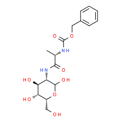 ChemSpider 2D Image | 2-{[(2S)-2-{[(Benzyloxy)carbonyl]amino}propanoyl]amino}-2-deoxy-D-idopyranose | C17H24N2O8
