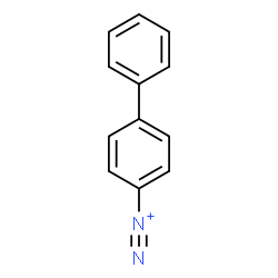 ChemSpider 2D Image | 4-Biphenyldiazonium | C12H9N2