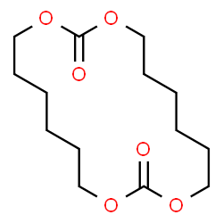 ChemSpider 2D Image | 1,3,10,12-Tetraoxacyclooctadecane-2,11-dione | C14H24O6