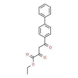 ChemSpider 2D Image | Ethyl 4-(4-biphenylyl)-2,4-dioxobutanoate | C18H16O4