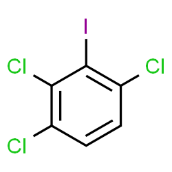 ChemSpider 2D Image | 1,2,4-Trichloro-3-iodobenzene | C6H2Cl3I