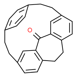 ChemSpider 2D Image | Pentacyclo[14.3.2.2~7,10~.1~4,19~.1~13,17~]pentacosa-1,3,7,9,13(23),14,16,19(22),24-nonaen-18-one | C25H22O