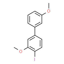 ChemSpider 2D Image | 4-Iodo-3,3'-dimethoxybiphenyl | C14H13IO2