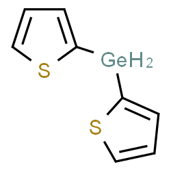 ChemSpider 2D Image | Di-2-thienyl-lambda~2~-germane | C8H6GeS2