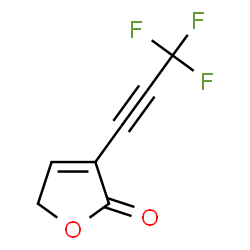 ChemSpider 2D Image | 3-(3,3,3-Trifluoro-1-propyn-1-yl)-2(5H)-furanone | C7H3F3O2