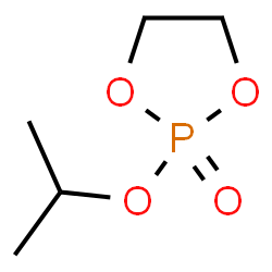 ChemSpider 2D Image | 2-Isopropoxy-1,3,2-dioxaphospholane 2-oxide | C5H11O4P