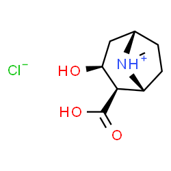 ChemSpider 2D Image | ECGONIN HCL | C9H16ClNO3