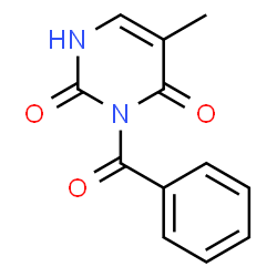 ChemSpider 2D Image | 3-Benzoyl-5-methyl-2,4(1H,3H)-pyrimidinedione | C12H10N2O3