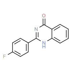 ChemSpider 2D Image | 2-(4-Fluorophenyl)-4(1H)-quinazolinone | C14H9FN2O