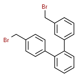 ChemSpider 2D Image | 3,4''-Bis(bromomethyl)-1,1':2',1''-terphenyl | C20H16Br2