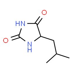 ChemSpider 2D Image | 5-Isobutyl-2,4-imidazolidinedione | C7H12N2O2