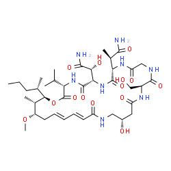 ChemSpider 2D Image | nagahamide A | C39H64N8O14