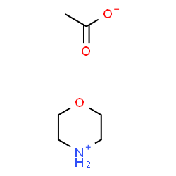 ChemSpider 2D Image | morpholine acetate | C6H13NO3