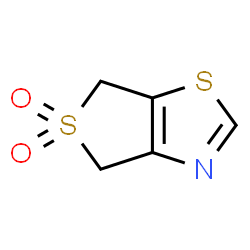 ChemSpider 2D Image | 4,6-Dihydro-thieno[3,4-d]thiazole 5,5-dioxide | C5H5NO2S2