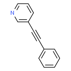 ChemSpider 2D Image | 3-Phenylethynyl-pyridine | C13H9N