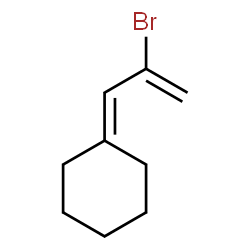 ChemSpider 2D Image | (2-Bromo-2-propen-1-ylidene)cyclohexane | C9H13Br