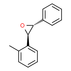 ChemSpider 2D Image | (2R,3R)-2-(2-Methylphenyl)-3-phenyloxirane | C15H14O